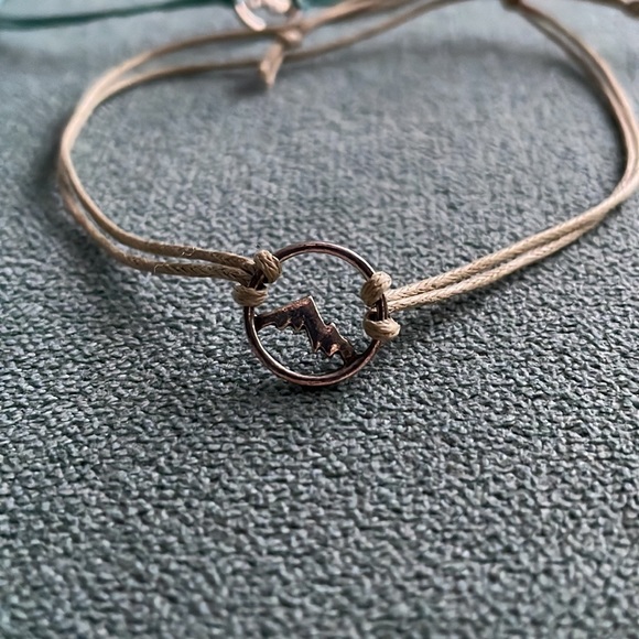 Amazon Mountain Cute Bundle Set of Four Tie Bracelets Brown Blue Green Tan - Picture 2 of 7